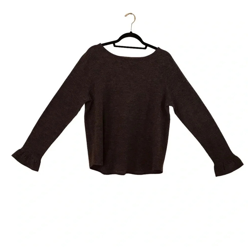 Elle Ladies Sweater with Cute Cuffs on Sleeves.